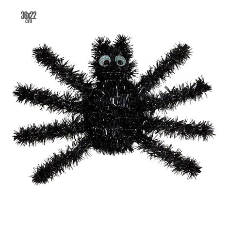Decor Paianjen Halloween Glitter 36cm Widmann