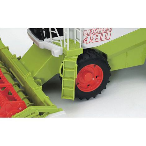 Bruder Combina Agricola Claas Lexion 480, Rosu - imagine 3