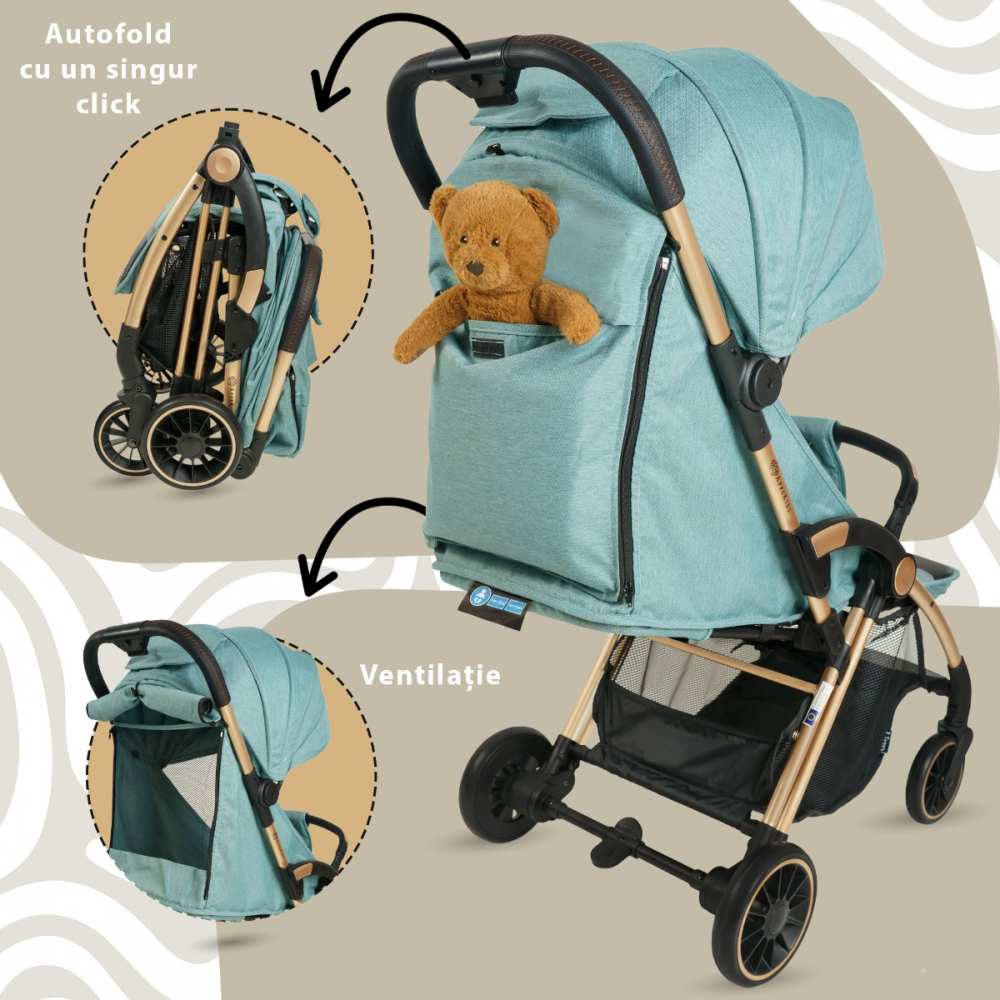 Carucior Sport AppeKids Upp Pliere Automata - imagine 3