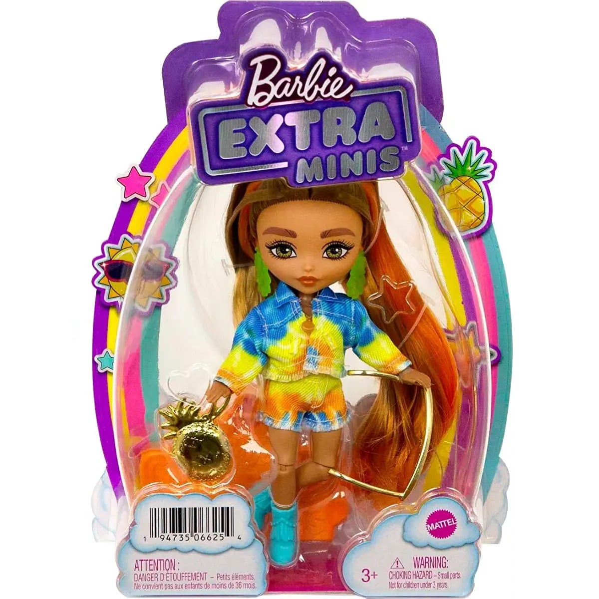 Papusa Barbie Extra Minis cu par lung si accesorii