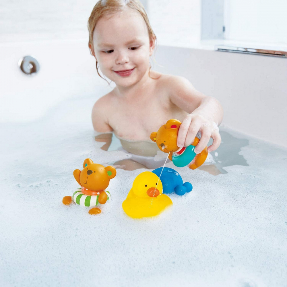 Jucarie baie Hape Teddy inotatorul vesel