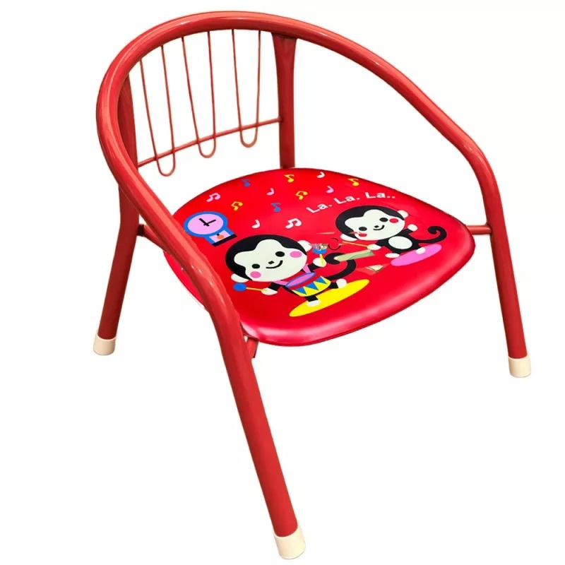 Scaunel NiceKids Red Monkey, 36 cm - imagine 3