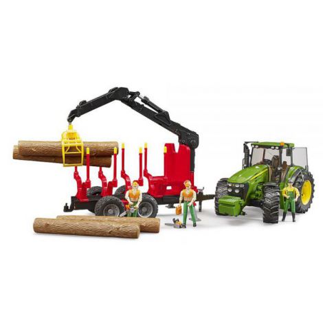 Tractor John Deere 7930 cu Remorcă Forestieră Bruder - imagine 6
