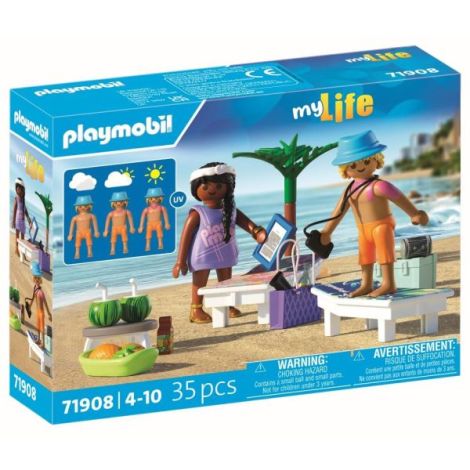 Playmobil Cuplu Tineri Plajă | Jucărie Rol - imagine 2