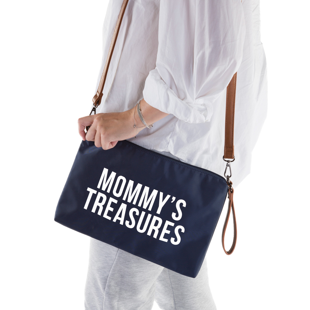Poseta Childhome Mommy Clutch Bleumarin - imagine 5