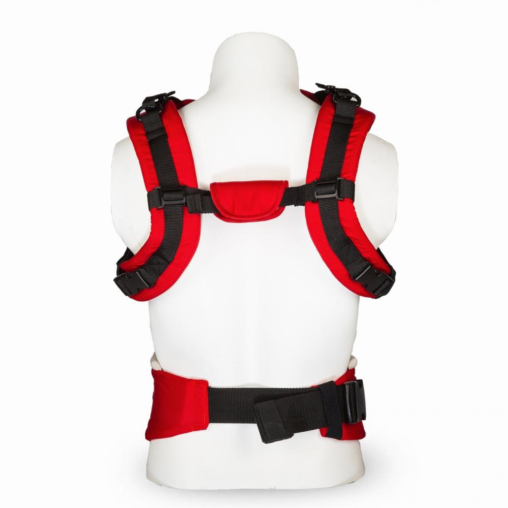 Marsupiu Coccolle Gemini Rosu, 2-in-1, Ergonomic - imagine 2