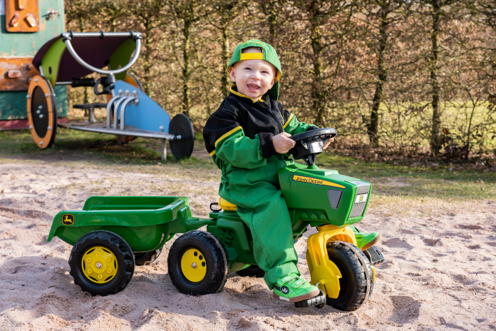 Tractor Rolly Toys John Deere cu Remorcă - imagine 3