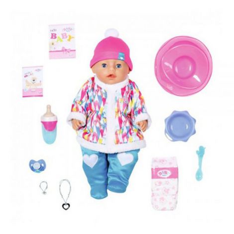 Baby Born Papusă Interactivă cu Hăinuțe de Iarnă Zapf - imagine 3