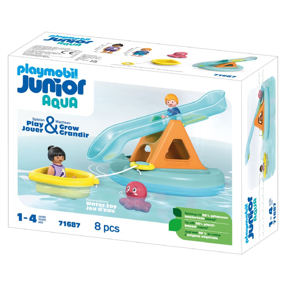 Balansoar apă Playmobil Junior Aqua - Distracție la baie - imagine 2