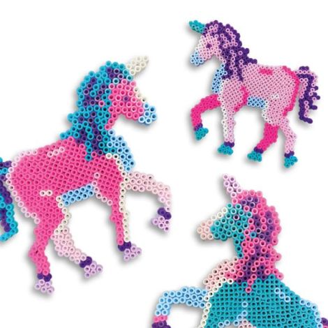 Set Green Beedz Unicorn | Margele Eco Calcat - imagine 3