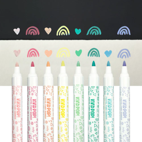 Carioci Vivid Pop! Ooly 8 Culori Pastel - imagine 5