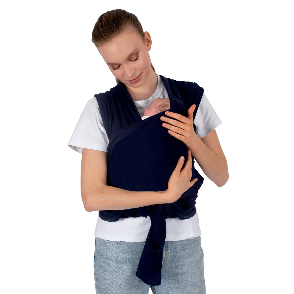 Wrap Dark Blue Sevi Bebe, 0-15 kg - imagine 3