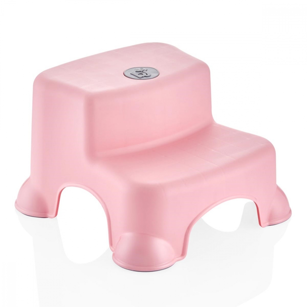 BabyJem Step Stool Roz - 2 Trepte pentru Copii - imagine 8