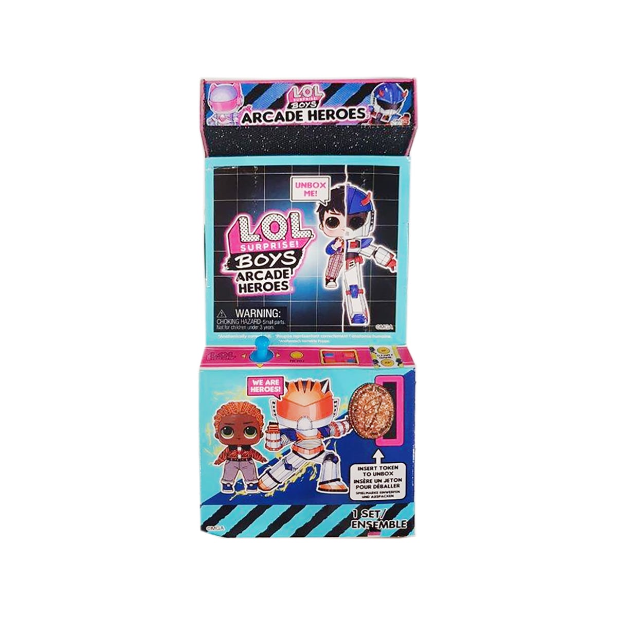 Papusa LOL Surprise Boys Arcade Heroes Cool Cat