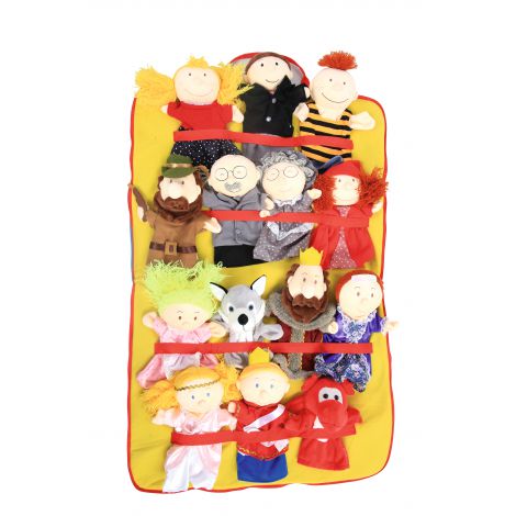 Set 14 Păpuși de Mână Moje Bambino cu Husă - imagine 2