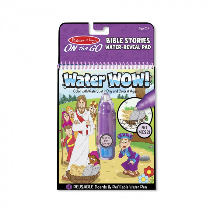Carnet Colorat Apa Magica Biblie Melissa & Doug