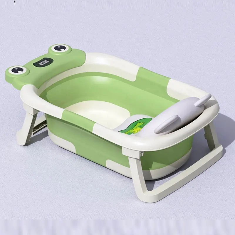 Cadita Ultrapliabila Little Mom Broasca Verde - imagine 6