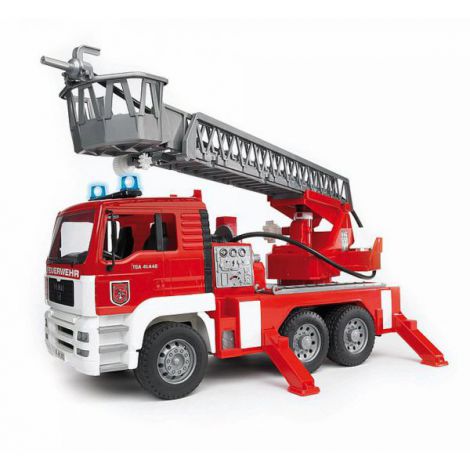 Bruder Camion Pompieri MAN TGA cu Scară și Apă