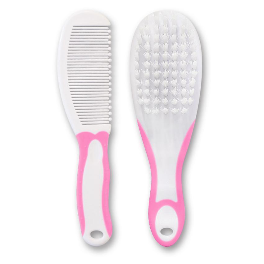 Set pieptan și perie pink Lorelli, pentru copii