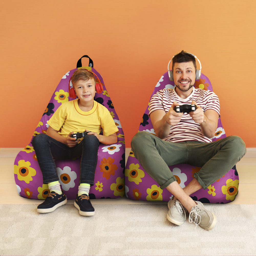 Fotoliu Puf Chill XL Daisy Mov Updeco - imagine 4