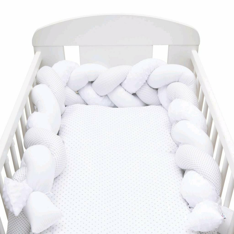 Bumper Patut New Baby MinkyDot 225 cm - imagine 5