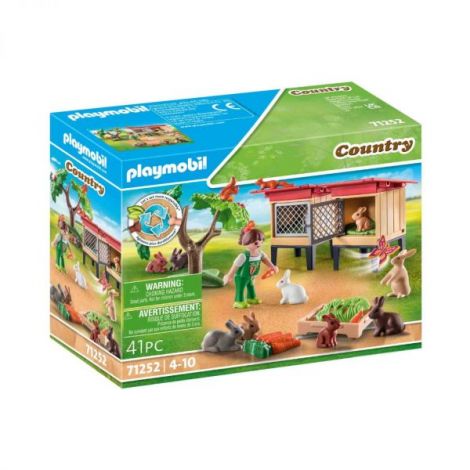 Playmobil Cusca Iepurași Jucării Educative - imagine 2