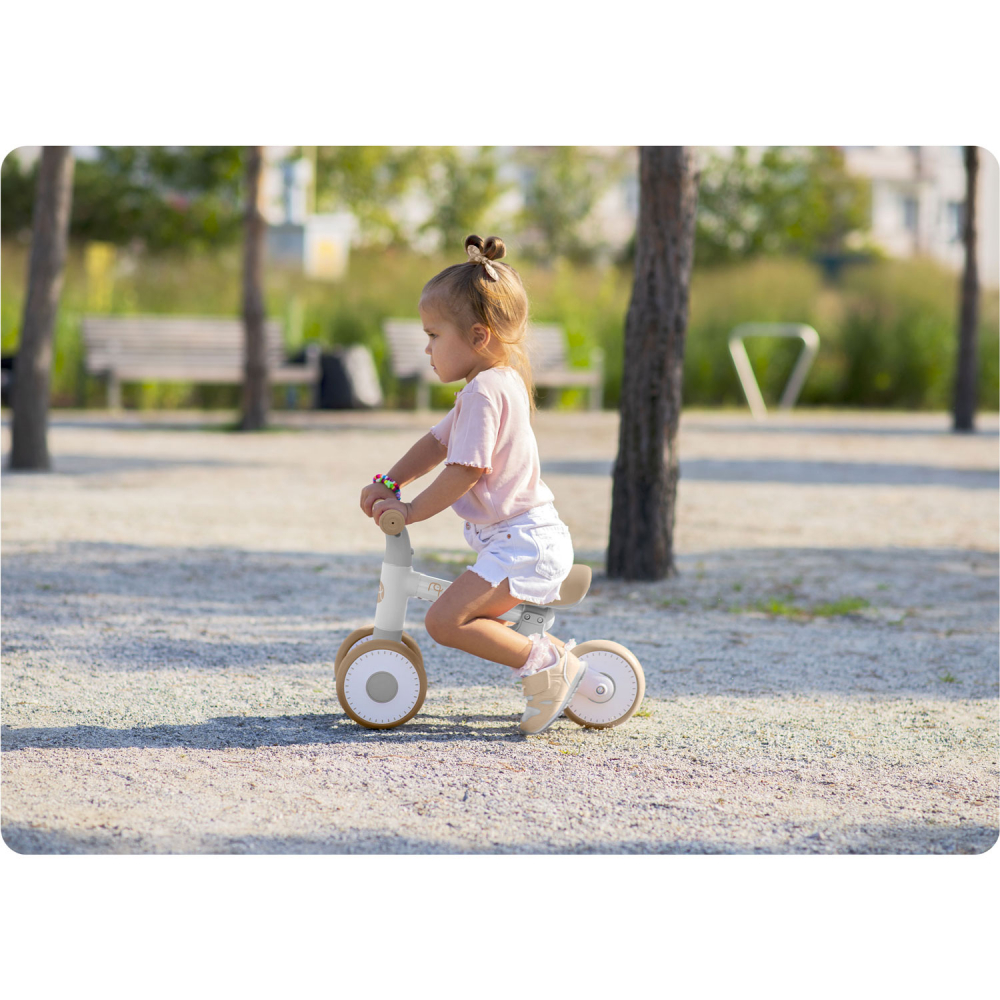Bicicleta Echilibru Nukido Bej Copii - imagine 3