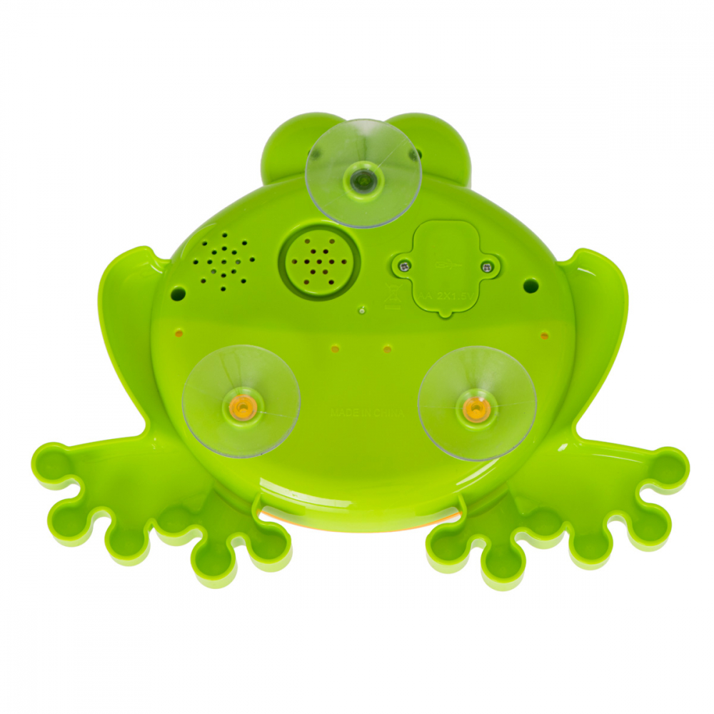 Jucărie Baie Muzicală Green Frog cu Spumă Ikonka - imagine 2