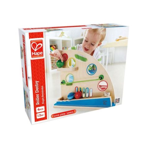 Hape Cursa cu Bile - Jucarie Educationala din Lemn - imagine 3