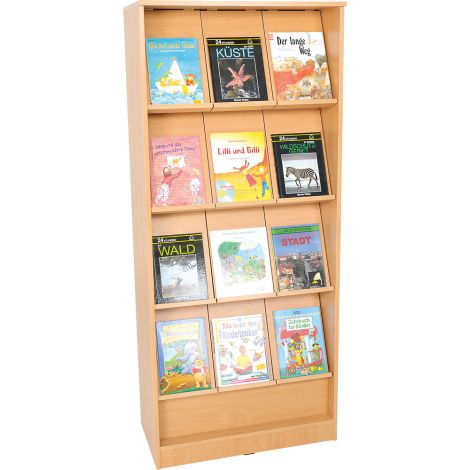 Biblioteca Moje bambino cu rafturi inclinate - imagine 9