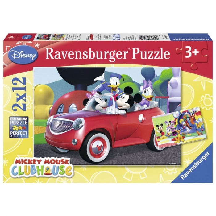 Puzzle Ravensburger Minnie & Mickey, Distracție Sigură