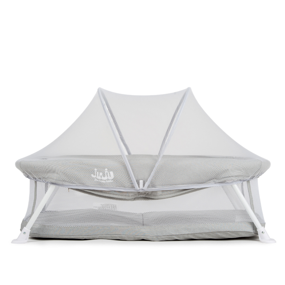 Patut Portabil Juju Little Dreamy Gri - Siguranta & Confort