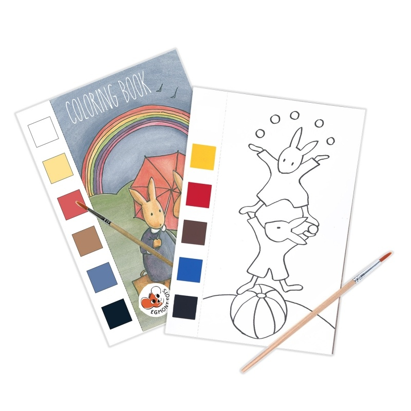 Carte de colorat cu acuarelă Egmont Toys | Joc creativ