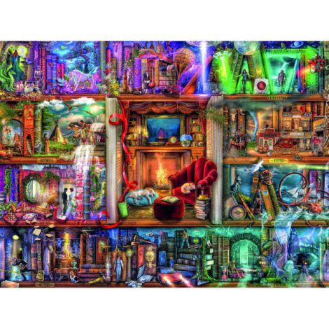Puzzle Biblioteca 1500 piese Ravensburger - imagine 2