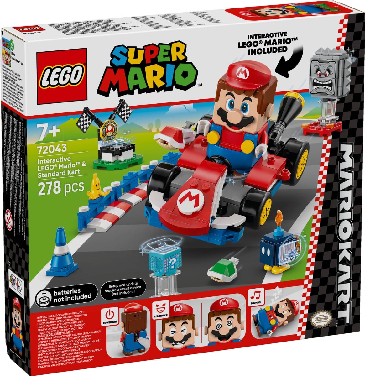 LEGO® Mario Kart - Set Interactiv de Cursa 72043