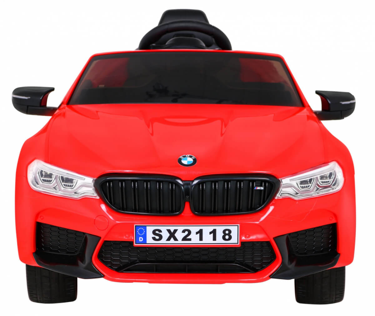 Masinuta Electrica BMW M5 F90 12V Rosu, 2-7 Ani - imagine 5