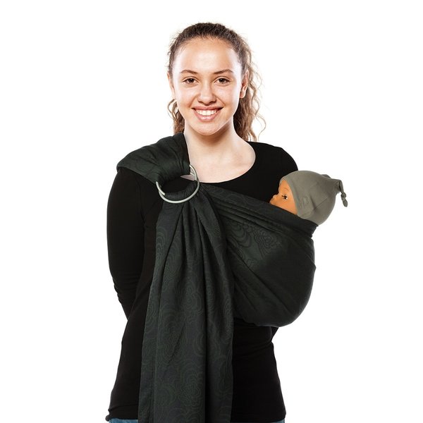 Sling Jacquard Babylonia Moonshadow, Bumbac Organic