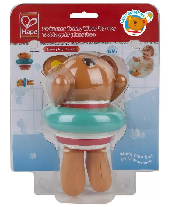 Hape Teddy Inotatorul Vesel - Jucarie de Baie