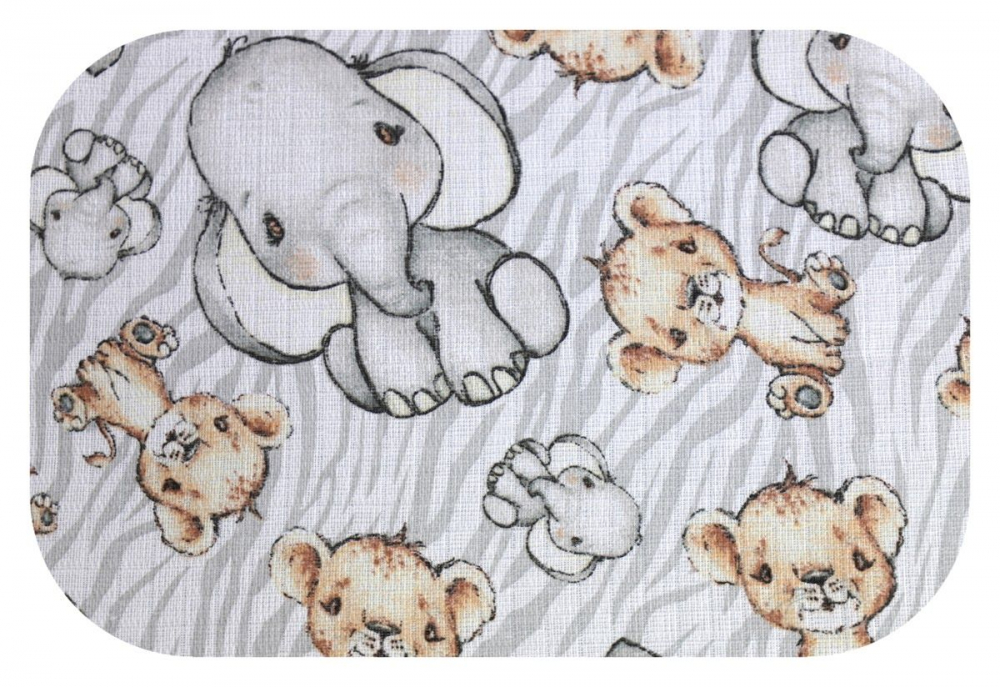 Scutec Muselina Egakids Safari Grey, 70x80 cm - imagine 2