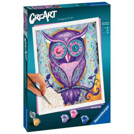 Ravensburger Creart Bufniță - Pictură Numerelor
