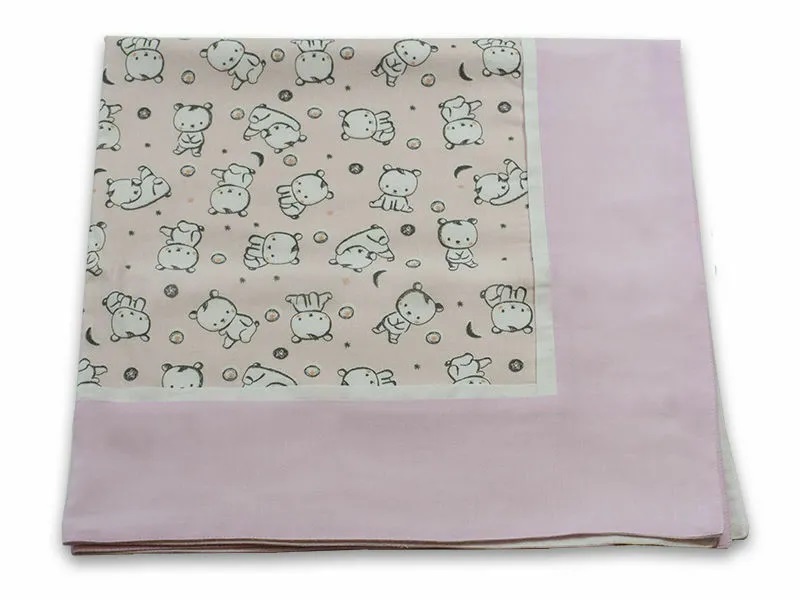 Paturica Baby Bear Roz KidsDecor, Bumbac 100% - imagine 3