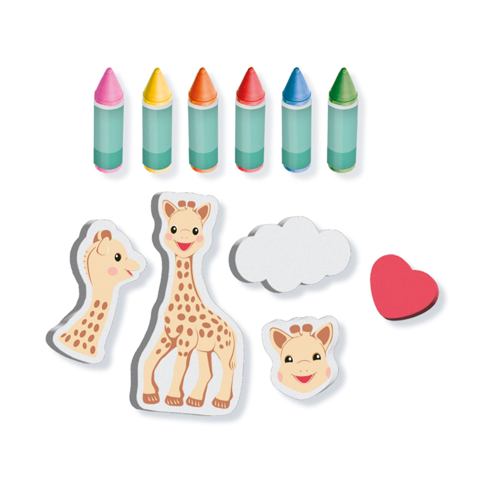 Creioane de baie Girafa Sophie | Ses Creative - imagine 3