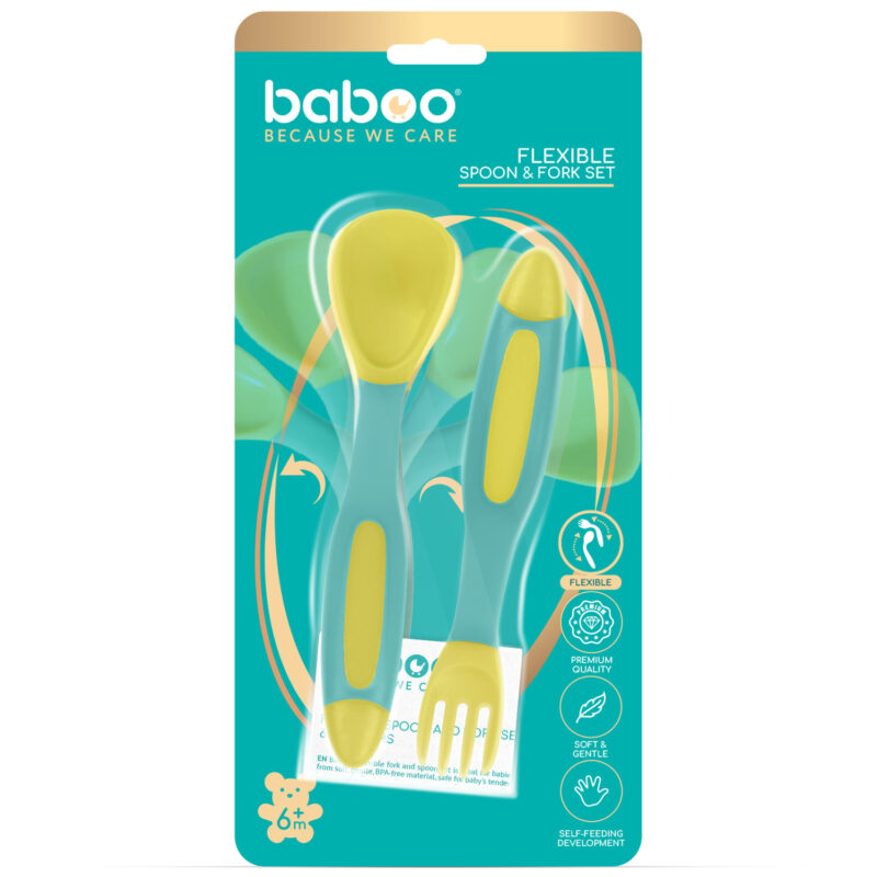 Set Tacâmuri Flexibile Baboo 6+ luni