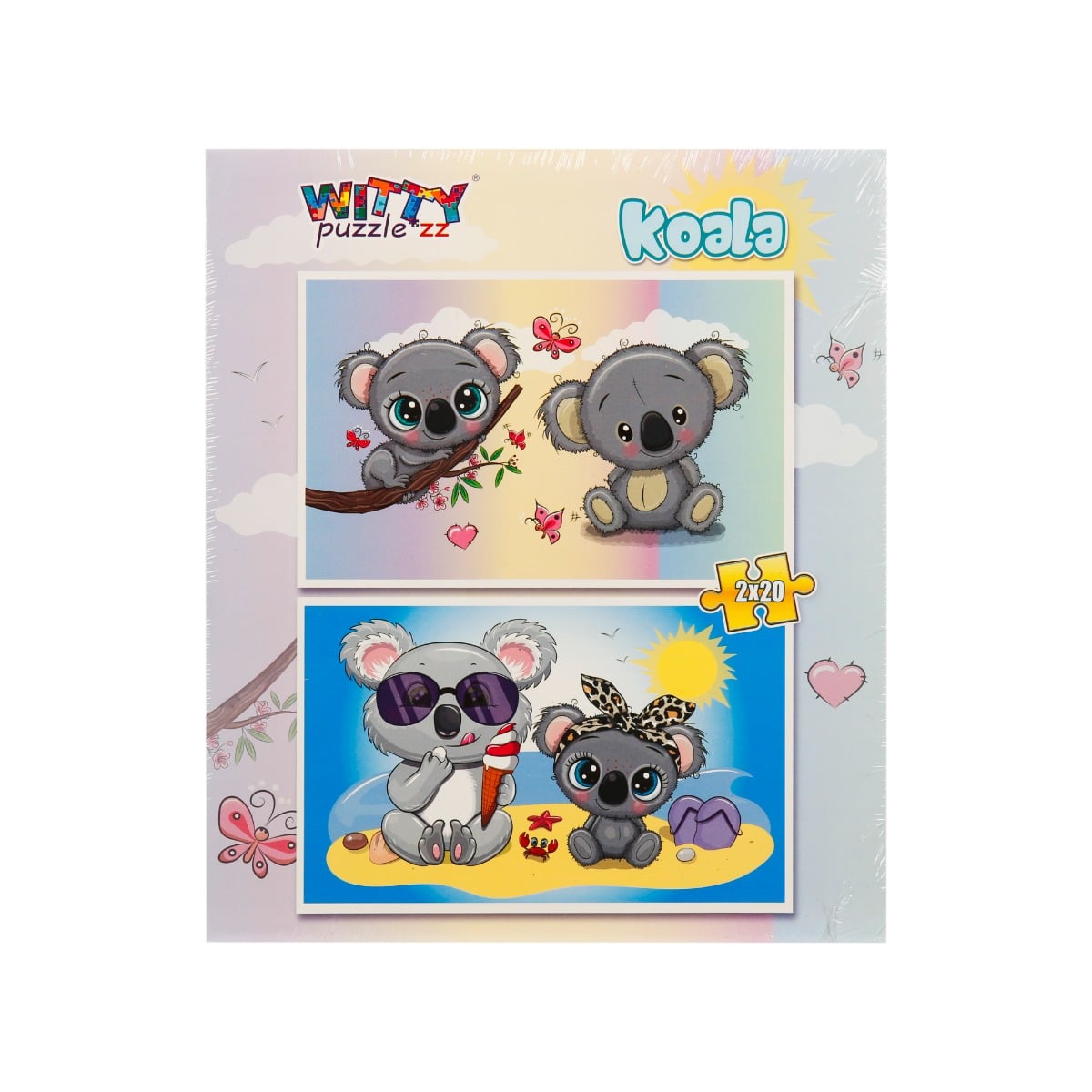 Puzzle Witty Puzzlezz Koala 2x20 piese
