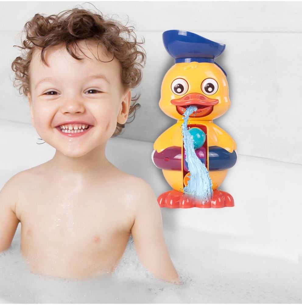 Malplay Ratusca de Baie cu Rotita Interactiva - imagine 2