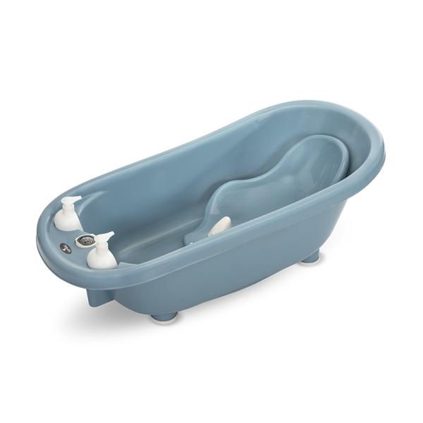 Cadita Bebelus Lorelli Nordic Blue cu Accesorii - imagine 2