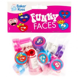 Set 10 Stampile Inimioare Caraghioase Baker Ross - imagine 2