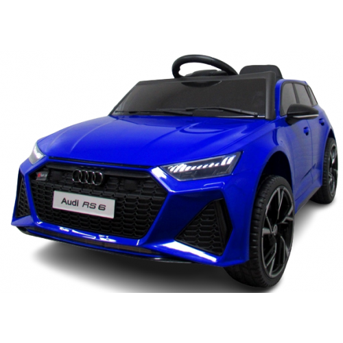 Masinuta Electrica R-Sport Audi RS6 70W Albastru - imagine 2