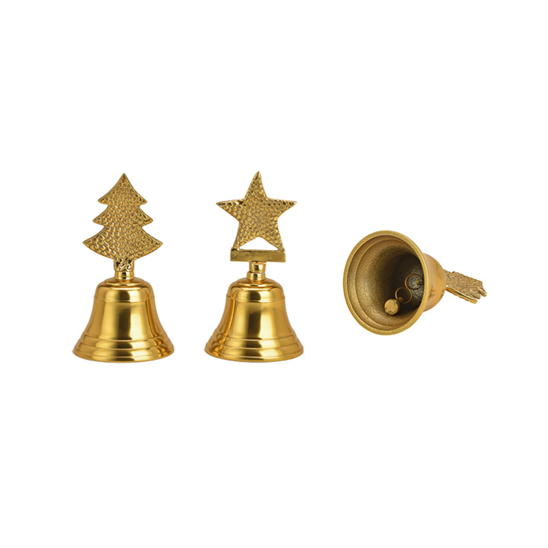 Set 2 Clopotei Aurii Jad Flamande Decorativi