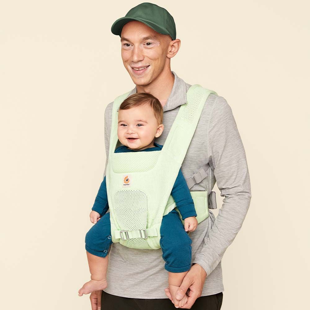 Marsupiu Ergobaby Aerloom Luminos Mint - imagine 2